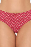 Rosaline Cotton Comfort Medium Rise Full Coverage Hipster Panty (Pack of 3) - Multicolor — thumbnail 5